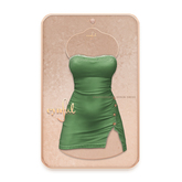 Cynful Unapologetic Denim Dress - Green [Maitreya Lara, Belleza (Isis + Freya), Slink (HG)