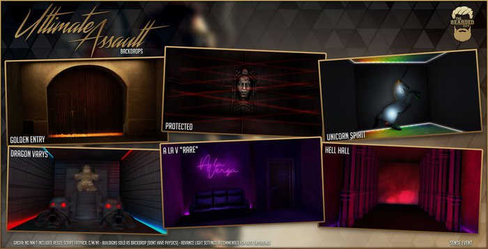 [Box] A la V *RARE* - Ultimate Assault Backdrops - The Bearded