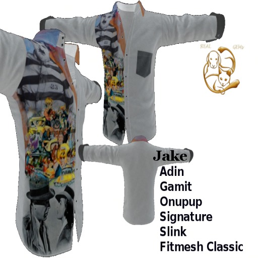 [RG] Demo Pattern Men's Slim Fit Shirt