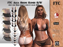 FTC Alea Bikini Kombi B/W