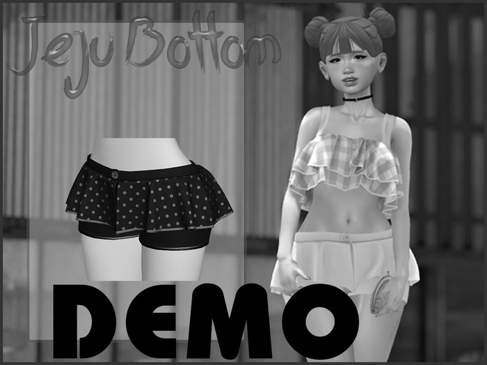 {MB} Jeju Peplum Shorts (DEMO) (LL/Mesh)