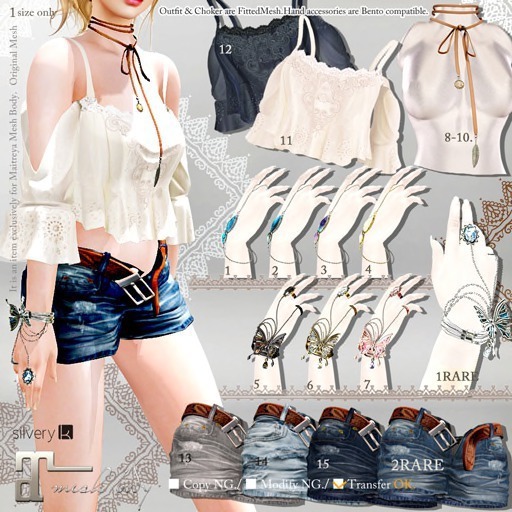 *:..Silvery K..:*BohoStyle_Hot Pants(Gray.)13