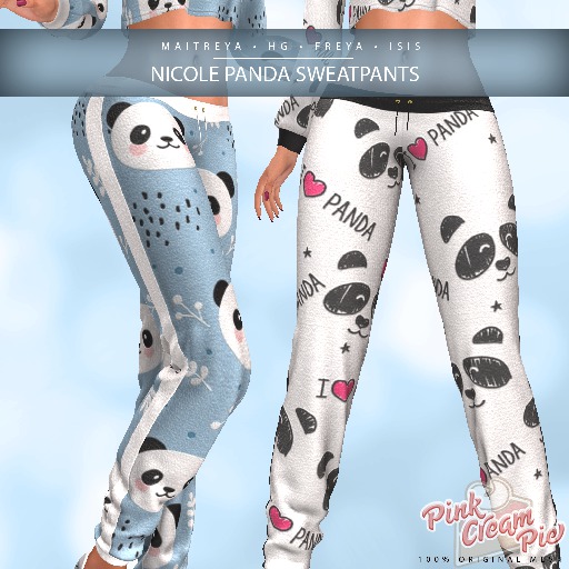 !PCP :: Nicole Sweatpants [Panda Pack]