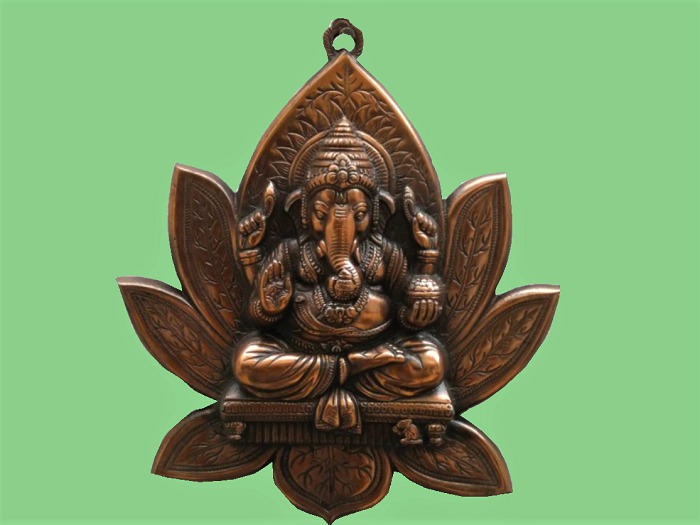 HANGING HOME 3D WALL DECAL CUT DECOR "Wood Carved 3D Look Hindu God Ganesha" Art Design House Furnishing copy/mod 1 PRIM