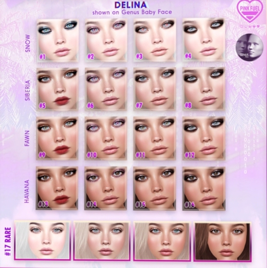 [PF] Delina <Havana> - GENUS Skin Applier #14