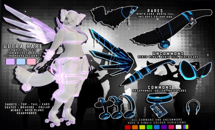 [RL] Raver Cassette Collar - COMMON - YELLOW