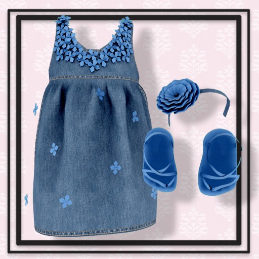 !! RU !! Denim Rain Blue