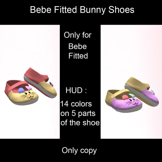 Bebe Fitted Bunny Shoes