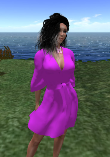 Maitreya Bathrobe Pink