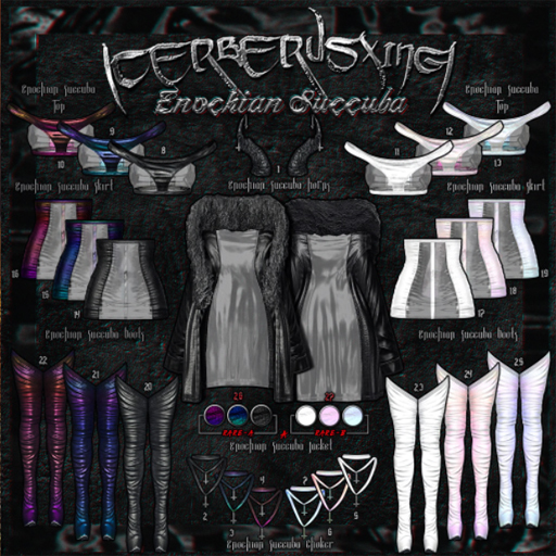 2. [CX] Enochian Succuba - Choker ( Black ) - M