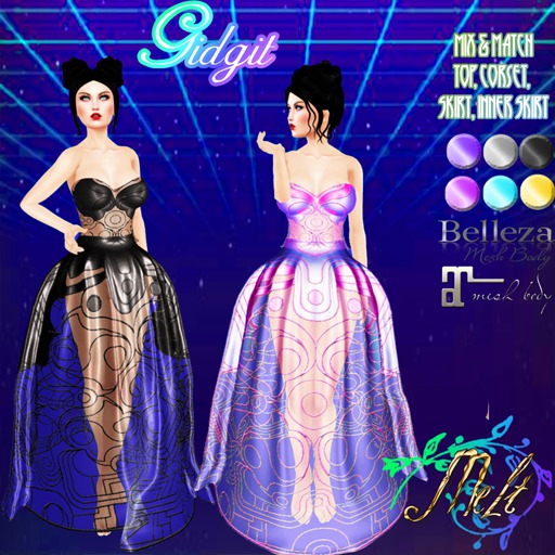 {Melt} Gidgit Gown
