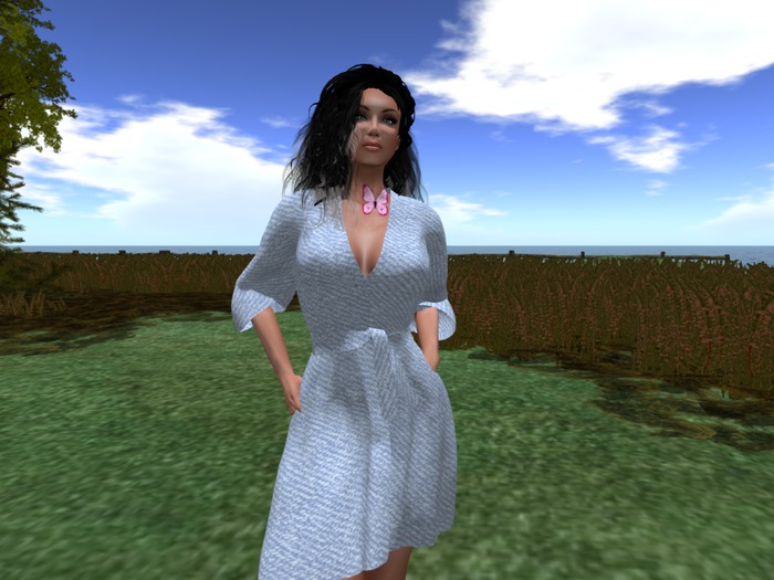 Maitreya Bathrobe-Denim