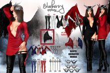 #5 Blueberry - Lillith - Wings - RARE - Black *M* - RARE