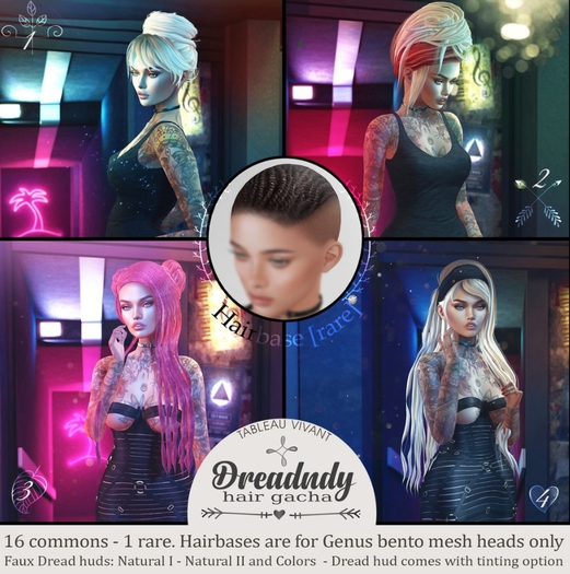 Tableau Vivant // Dreadndy hair [FauxDread] 1 - Nat.I