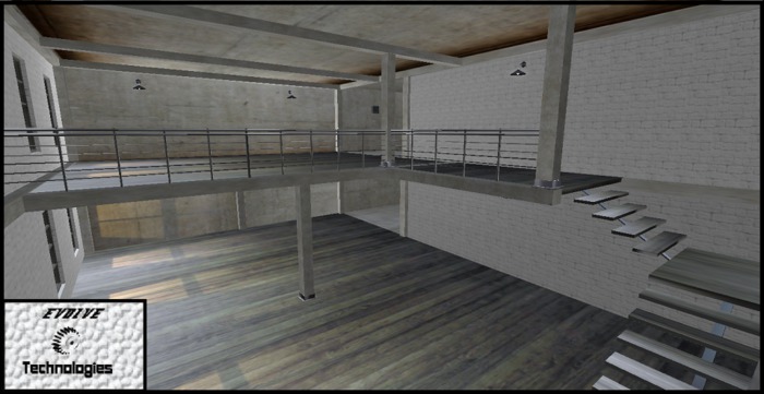Industrial Loft - 2 Storey - White Brick - Copy/Mod