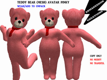 TEDDY BEAR MESH AVATAR PINKY 190429