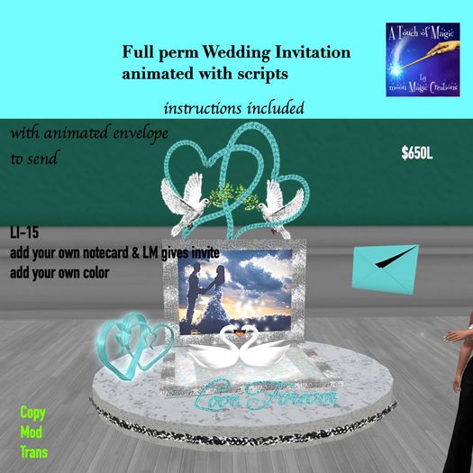 Full erm Wedding invitations & enevelope-BOX