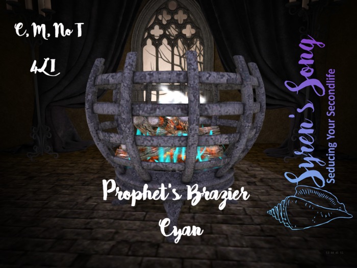 Syren's Song (Add Me!)- Prophet's Brazier Cyan