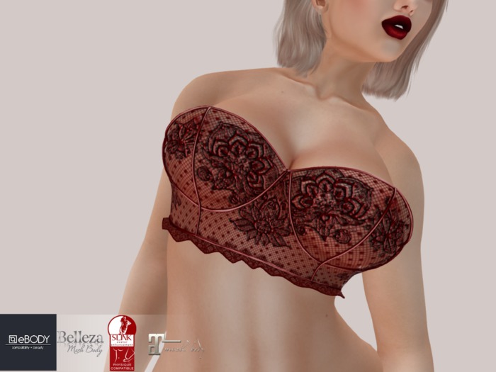 Aki Red Lace Top