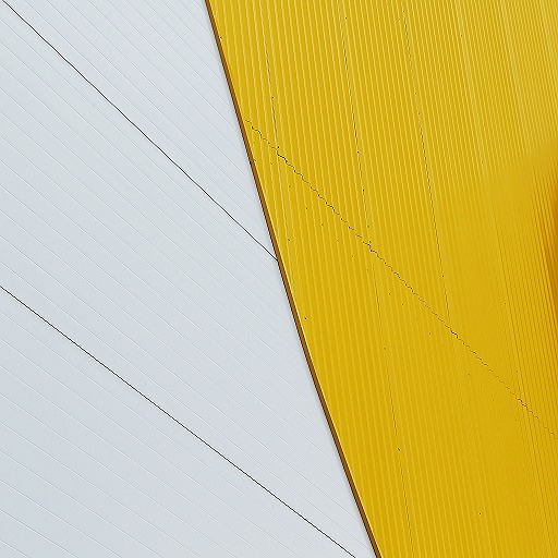 Abstract Yellow-White Plaster Art