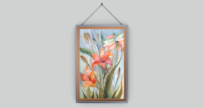 Lily's And Dragon Fly ~*~Tehya Dreams~*~
