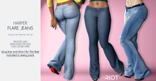 RIOT / Harper Jeans -  FATPACK | Maitreya / Belleza / Slink