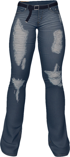 RIOT / Harper Jeans - Blue38 Distressed