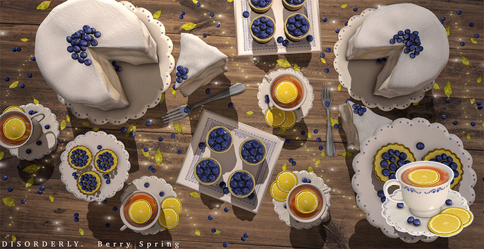 DISORDERLY. / Berry Spring / Tea with Lemon