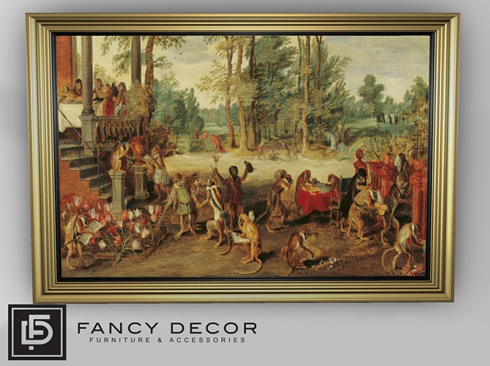 Fancy Decor: Tulip Mania - Dutch Painting by Brughel c. 1640