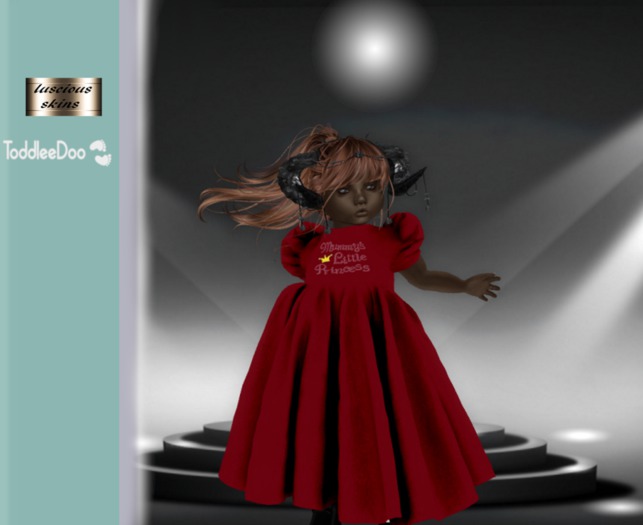 Fantasy  Brown toddleedoo face & body skin applier & outfit