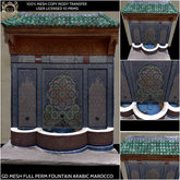 GD MESH FULL PERM FOUNTAIN ARABIC MAROCCO