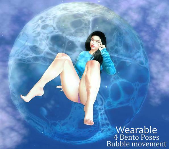 *!R.O!* Wearable Bubble with 4 BENTO Poses
