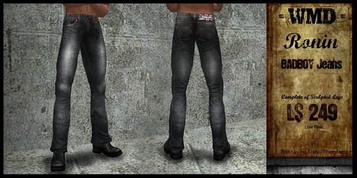 -WMD- "BadBoy" Jeans Low Rise