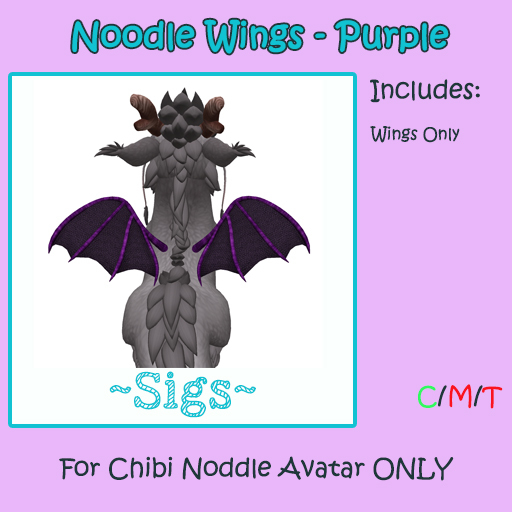 ~ Sigs ~ Noodle  Wings Purple