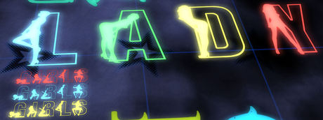 Second Life Rae Letters Second Life Marketplace - girls alphabet sign signs alpha textures club ...