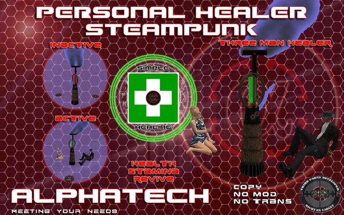 AlphaTech Personal Healer (Steampunk) +CCS Enhanced