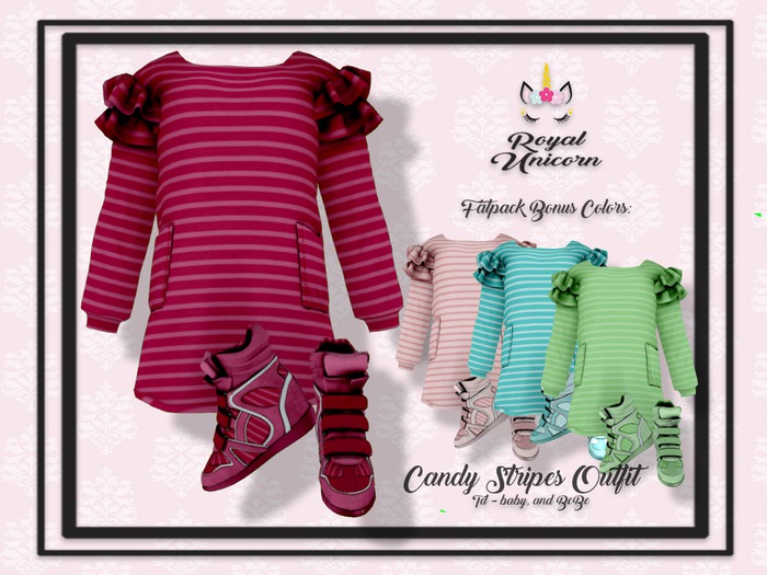 !! RU !! Candy Stripes Fatpack