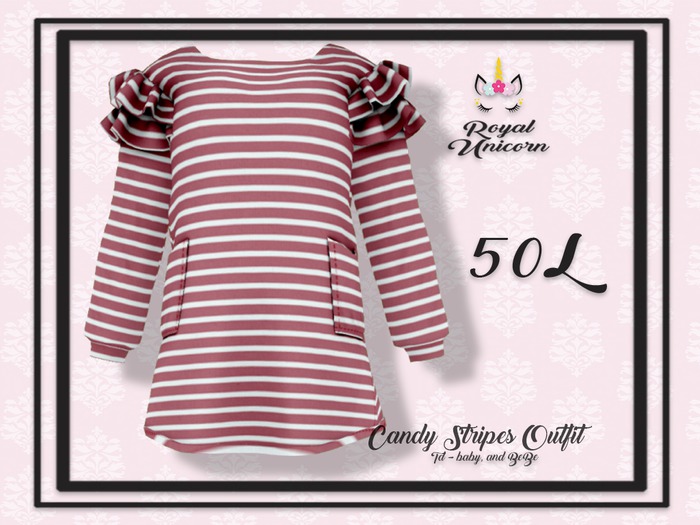 !! RU !! Candy Stripes 50L