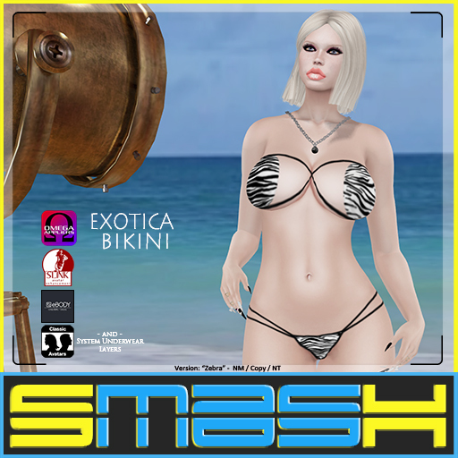 SMASH - Exotica Bikini (Zebra)