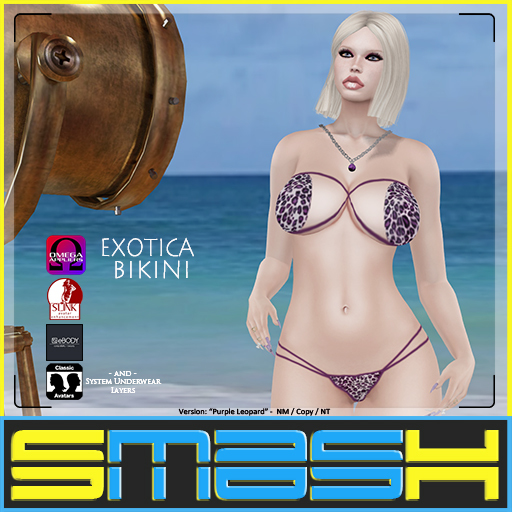 SMASH - Exotica Bikini (Purple Leopard) BOXED