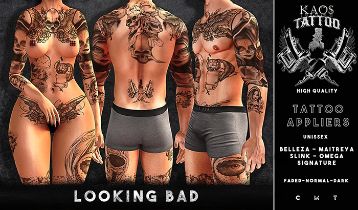 KAOS LOOKING BAD TATTOO