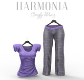 Harmonia Original Lilac Plaid Comfy Wear - Maitreya
