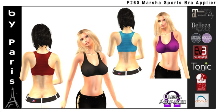 P260 Marsha Sports Bra Applier