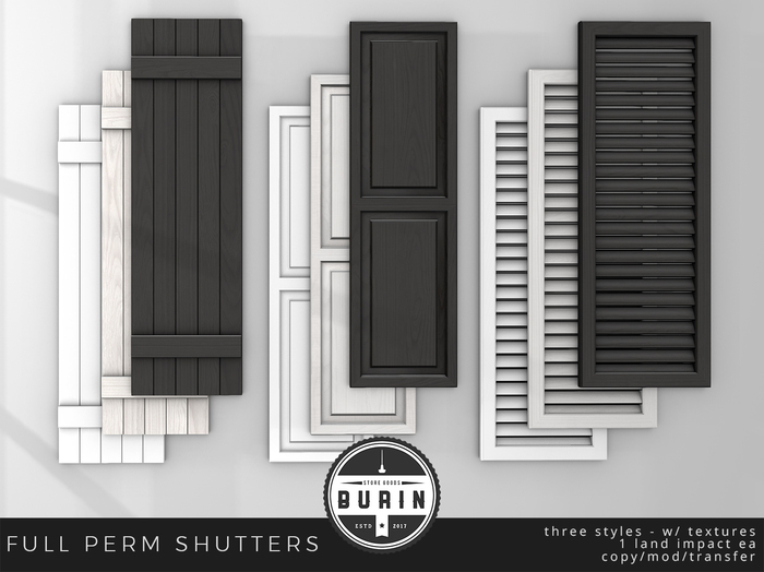 Burin: Window Shutters - Full Perm