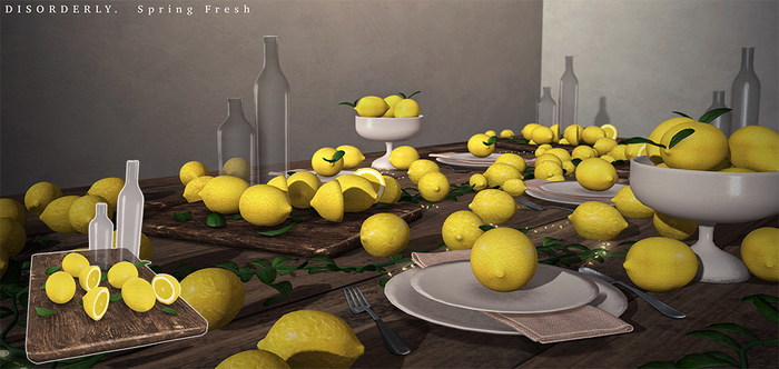 DISORDERLY. / Spring Fresh / Lemon Cutting Board / ADD