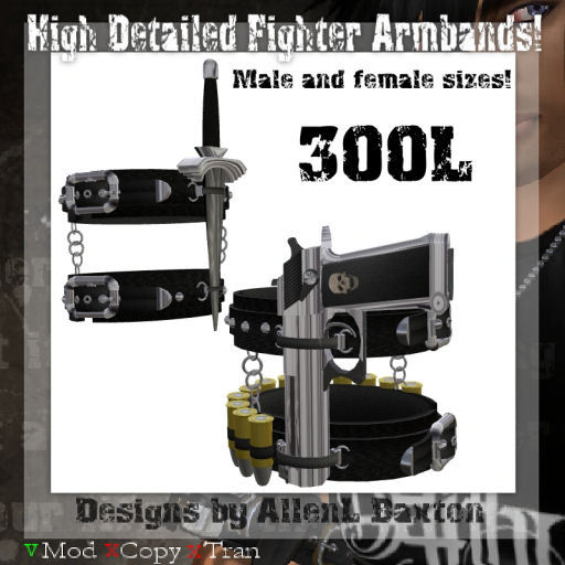 fighter arm bands boxed