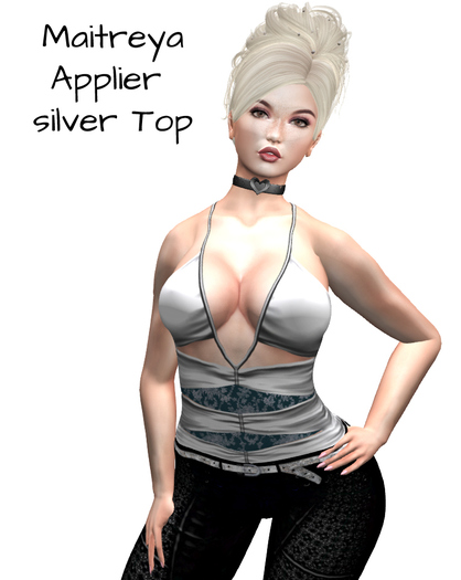 Maitreya Applier silver Top