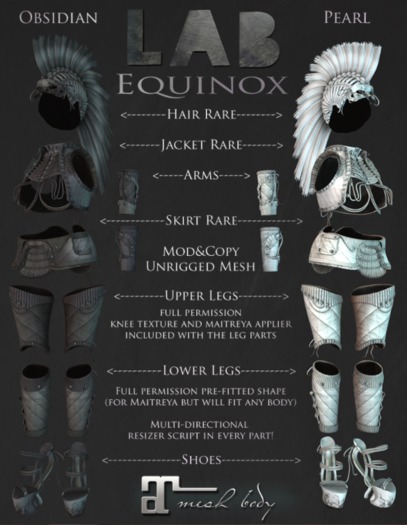 [LAB737] Equinox Skirt Pearl RARE