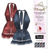 .: AlmaMiranda :. Worn Denim Mini dress 