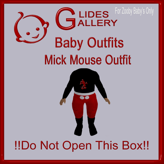 Mick Mouse Outfit (Zooby)